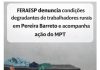 FERAESP denuncia condições degradantes de trabalhadores rurais em Pereira Barreto e acompanha ação do MPT
